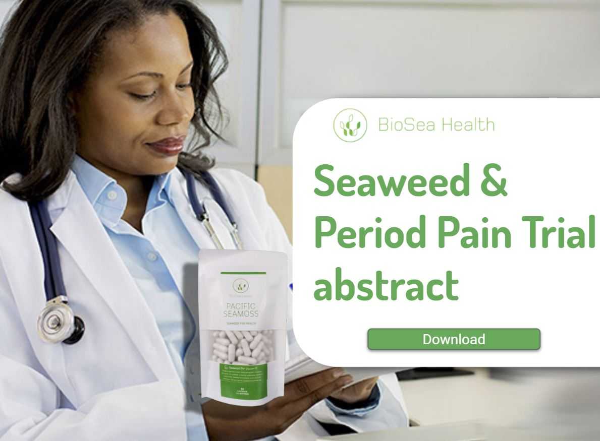 Period Pain Seaweed Trial Abstract
