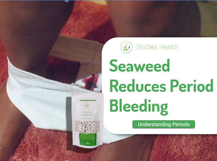 Seaweed Reduces Period Bleeding